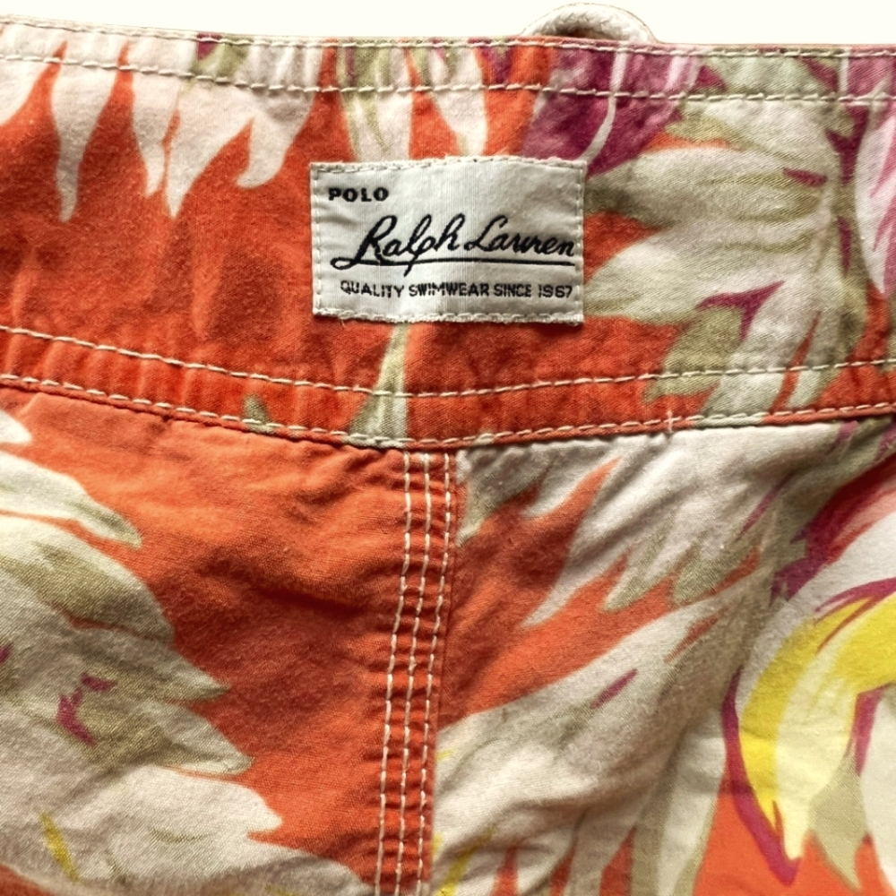 Polo Ralph Lauren Hawaii Vintage Board Shorts Size-32 - Picture 5 of 5